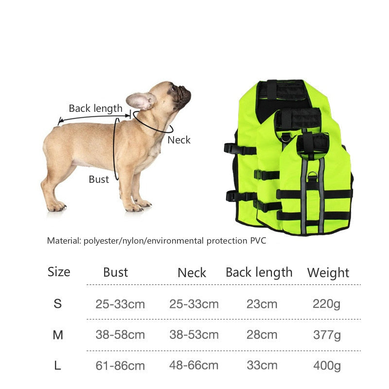 Inflatable Dog Vest/Life Jacket