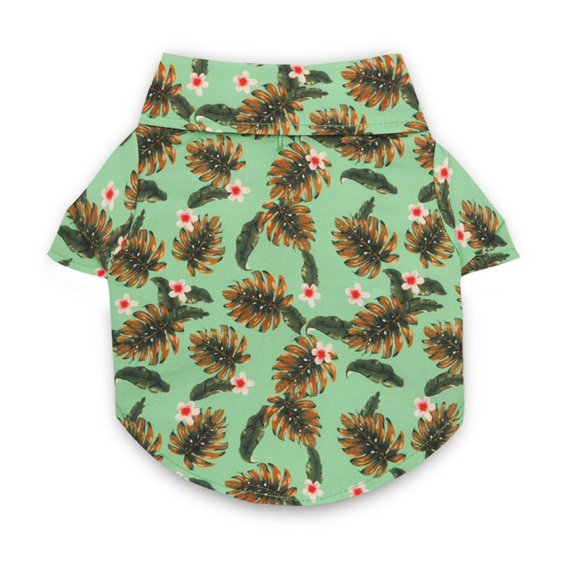 Bright Hawaii & Floral Shirts for Small Dogs & Puppies