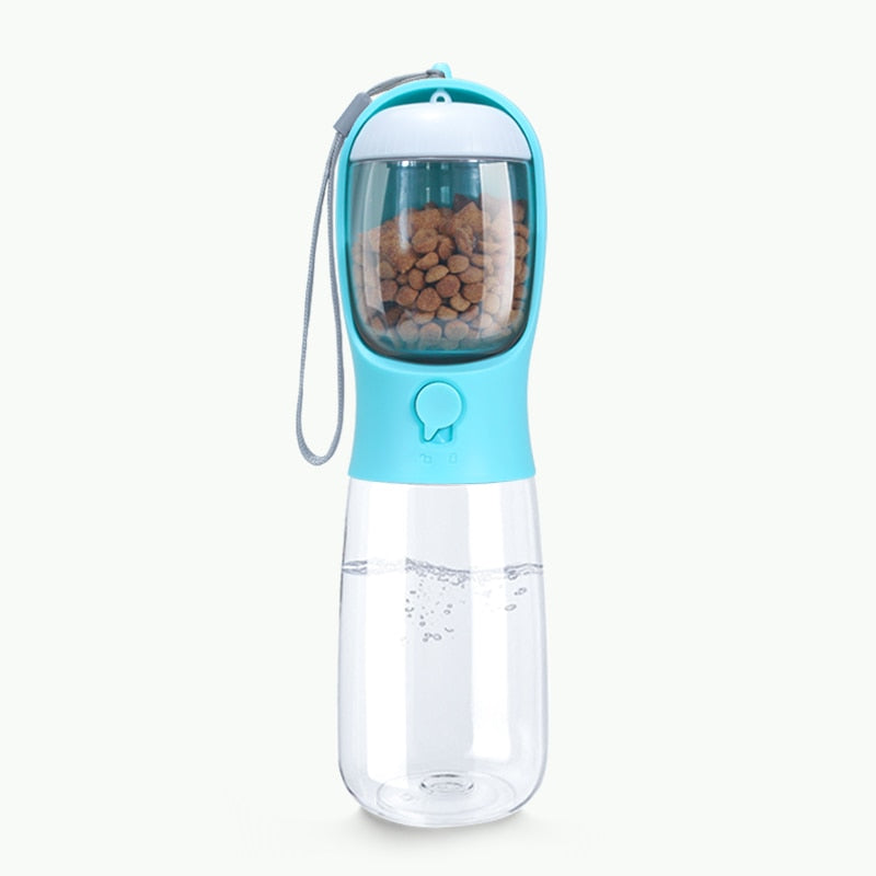 Dog/Pet Portable Water and Food Bottles All In One