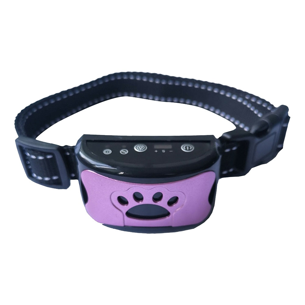 Dog Anti Barking Collar, Adjustable Ultrasonics, 7 Sensitivities, Waterproof, Rechargeable