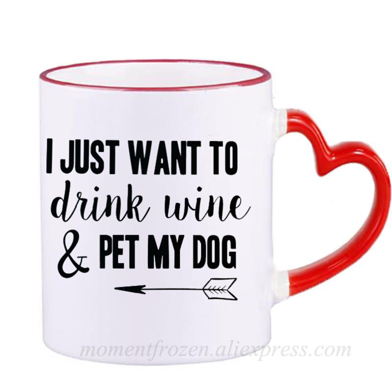 Pet Lovers Are Special & Drink Wine From A Dog Coffee Mug