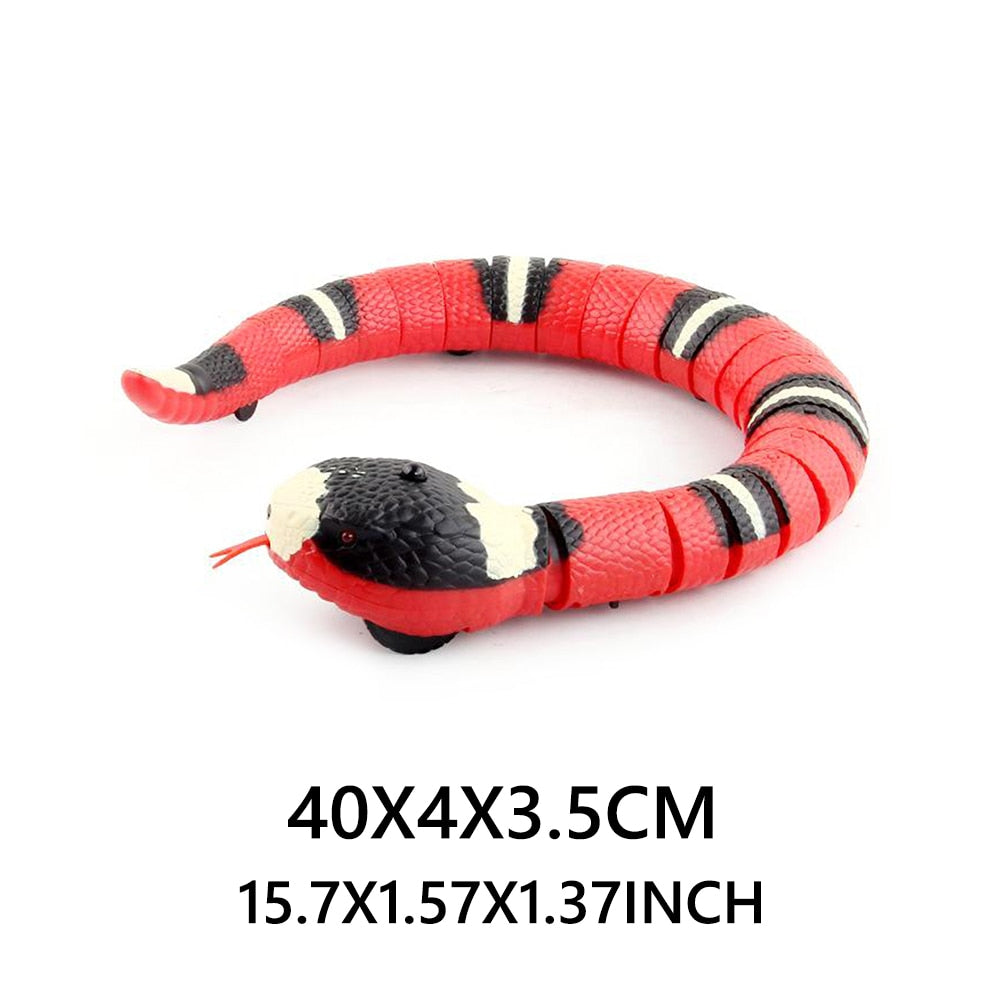 Cat Toy Interactive Slithering Snake w/Smart Sensing, USB Chargeable