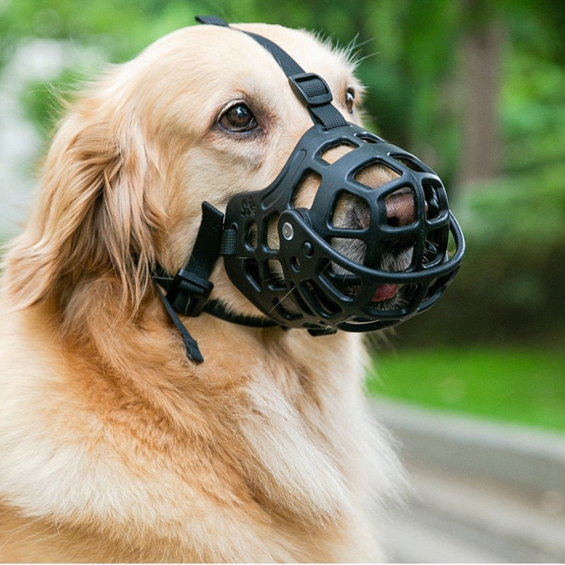 Silicone Dog Muzzle - Mask Safe, Anti-biting, and  Breathable