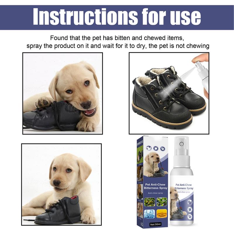 Dog Safe Stop Chewing Behavior Training Spray Aid