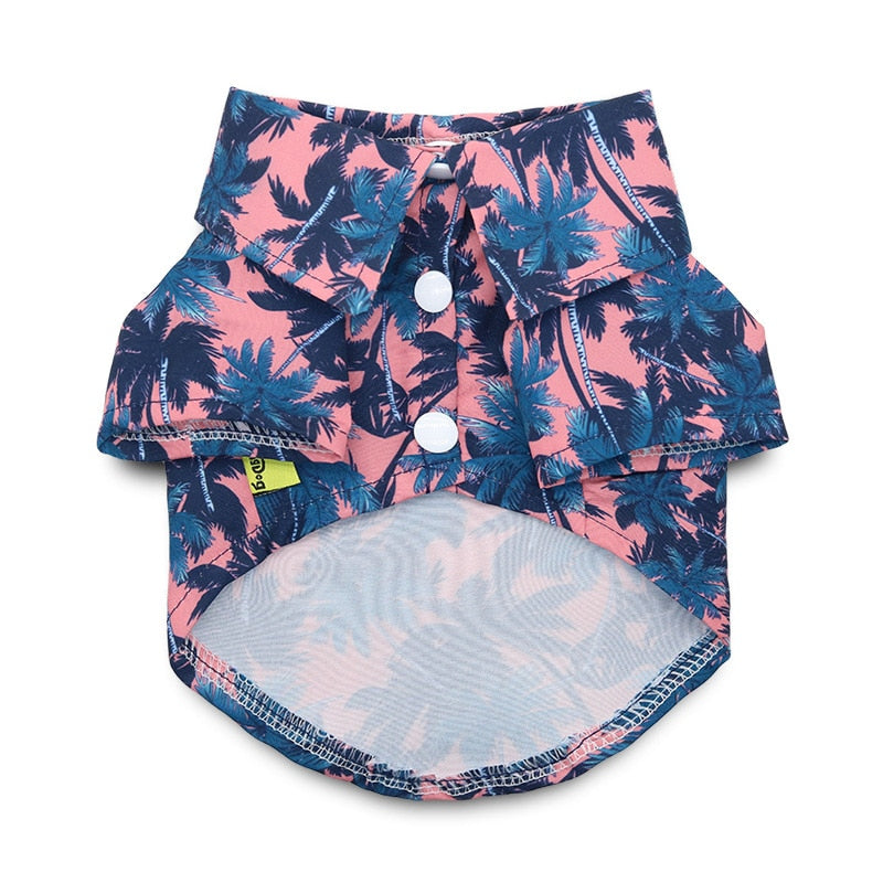 Bright Hawaii & Floral Shirts for Small Dogs & Puppies