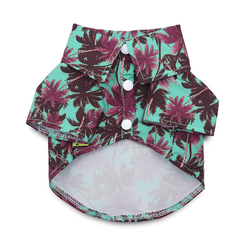 Bright Hawaii & Floral Shirts for Small Dogs & Puppies