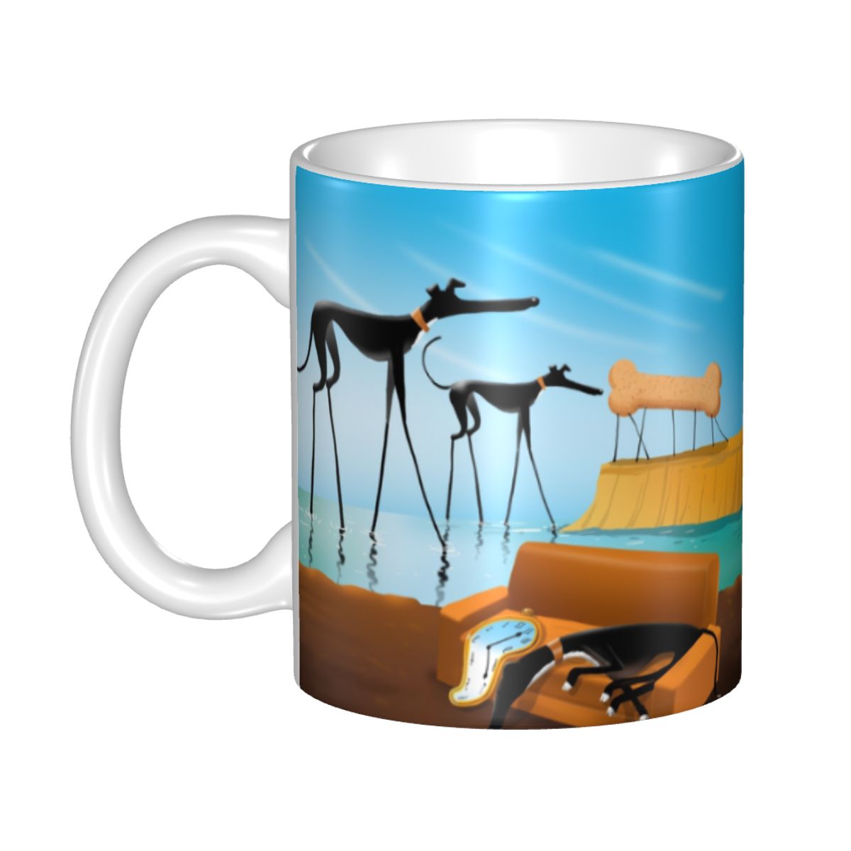 Italian Greyhound Dog Lovers Coffee Mug DIW Mug Wrap