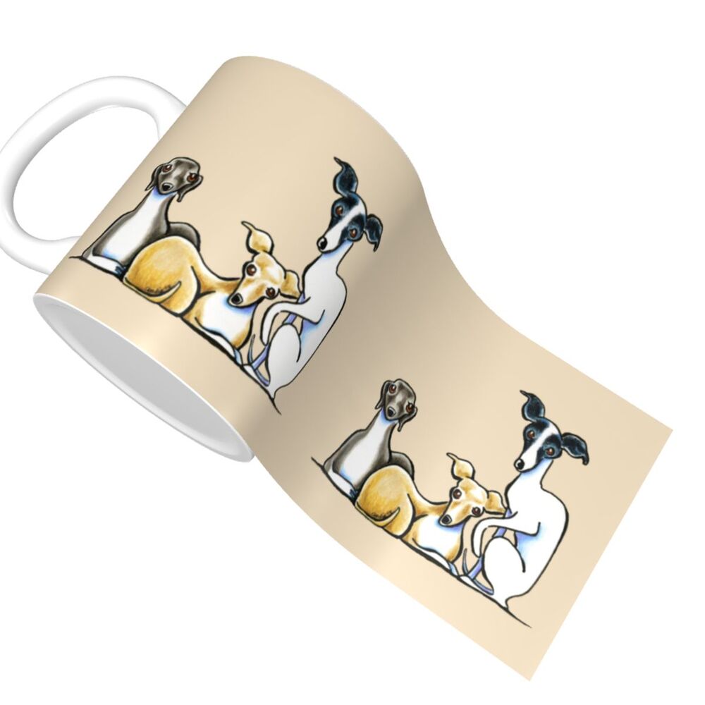 Italian Greyhound Dog Lovers Coffee Mug DIW Mug Wrap