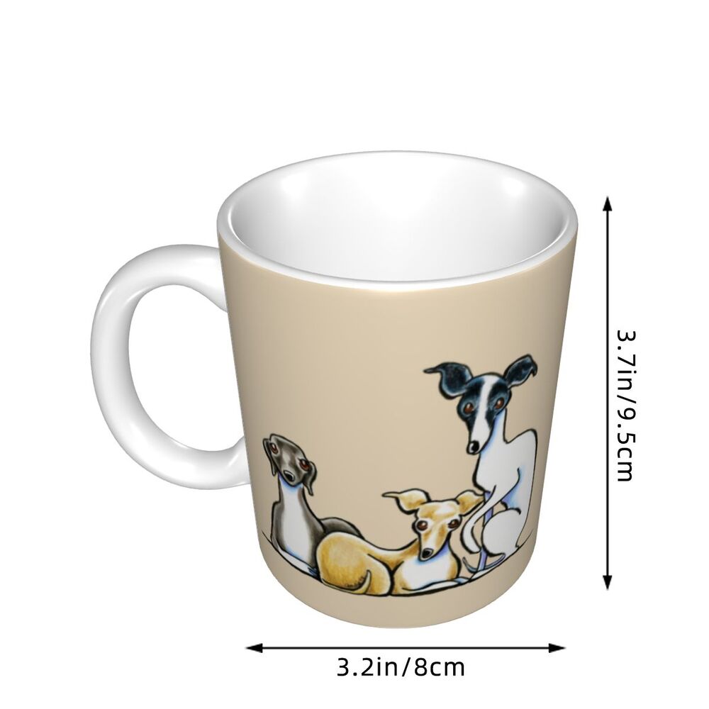 Italian Greyhound Dog Lovers Coffee Mug DIW Mug Wrap