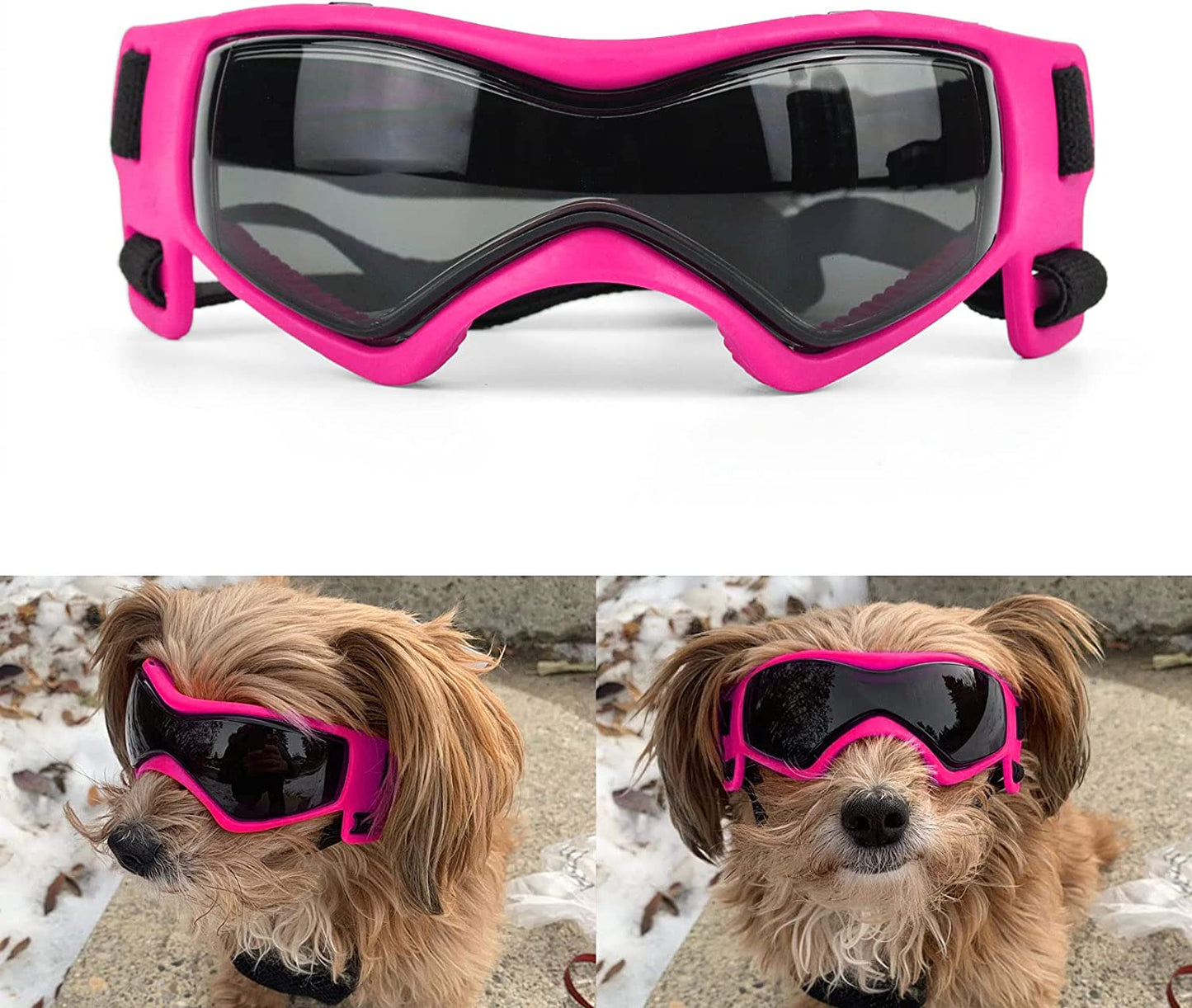 Small Breed Dog Sunglass Goggles w/UV Eye Protection