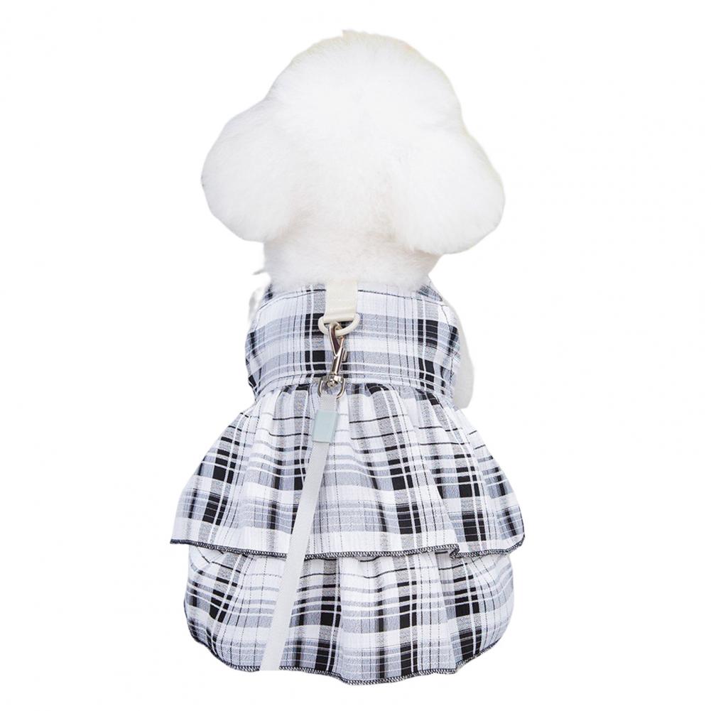 Princess Fur Baby Stylish Dresses w/Cake Hems & Grid Designs