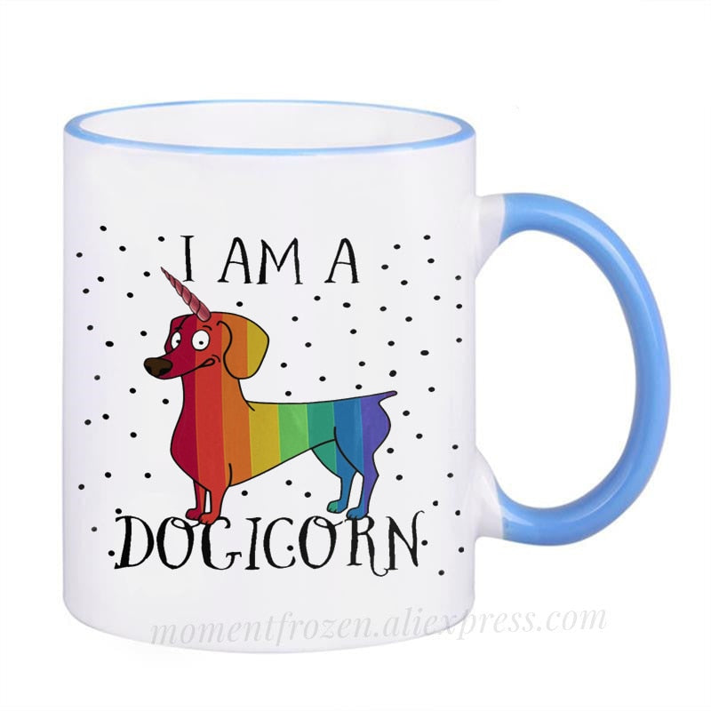 Dachshund Dog Lovers Whimsical Coffee Mugs