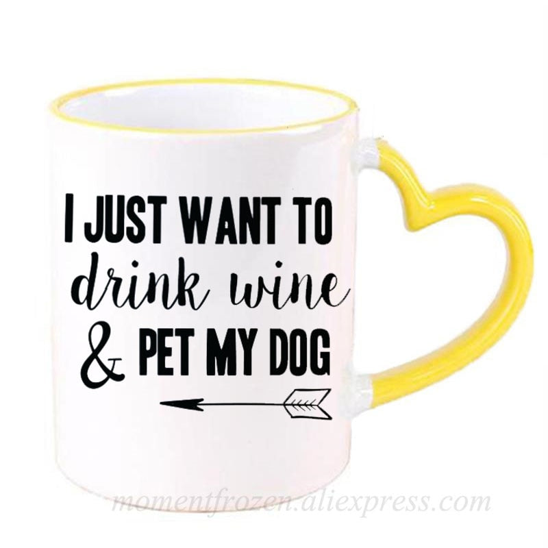 Pet Lovers Are Special & Drink Wine From A Dog Coffee Mug