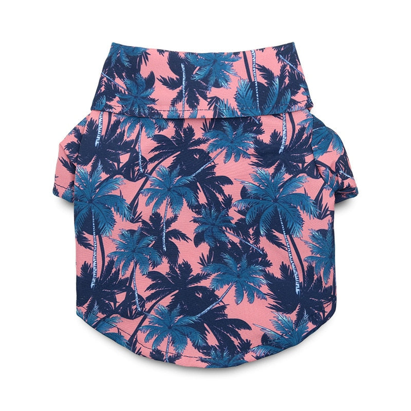 Bright Hawaii & Floral Shirts for Small Dogs & Puppies