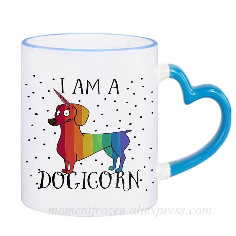 Dachshund Dog Lovers Whimsical Coffee Mugs