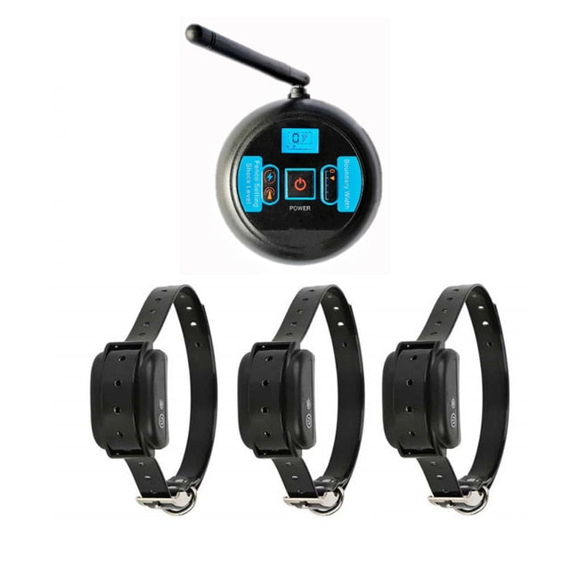 Wireless Electric Dog Fence & Training Collar System, Rechargeable, Waterproof