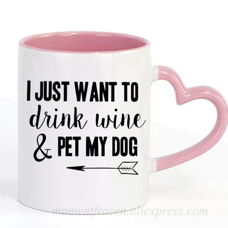 Pet Lovers Are Special & Drink Wine From A Dog Coffee Mug