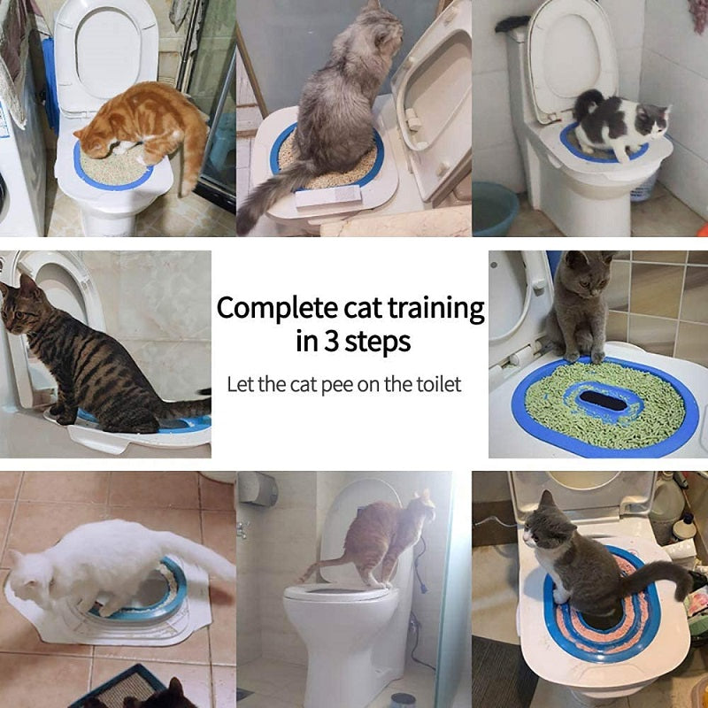 Cat Toilet Trainer Kit - mypreciousfurbabies