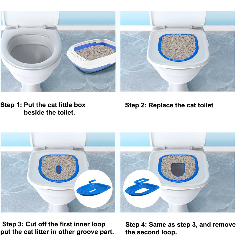 Cat Toilet Trainer Kit - mypreciousfurbabies