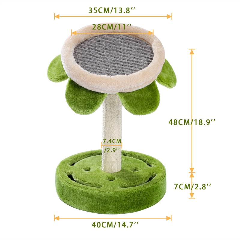 Multiple Cactus Cat Scratching Post’s w/Multiple Configurations and Sizes for Young and Adult Cats