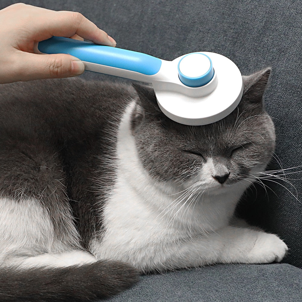 Pet Comb Removes Hairs, Soft Massage Brush, Hair Cleaner