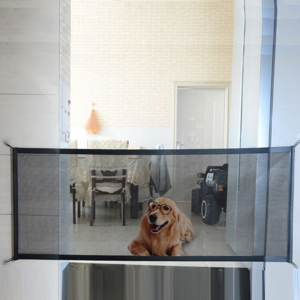 Pet & Child Safety Mesh Gate/Fence, Easy to Use and Installation