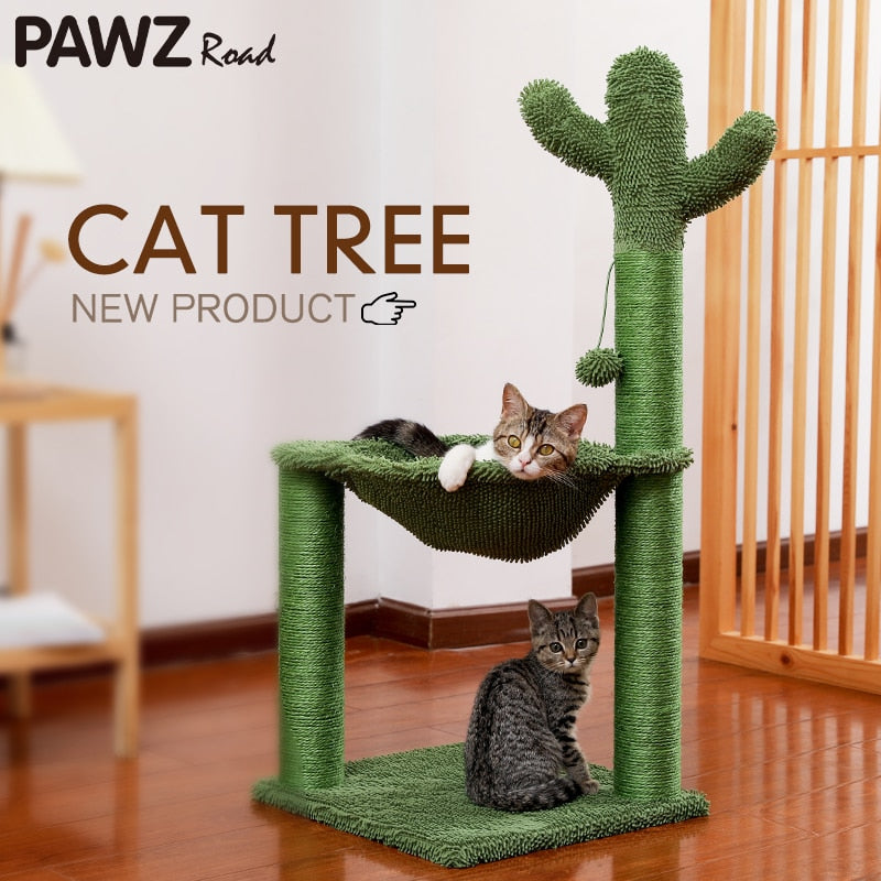 Multiple Cactus Cat Scratching Post’s w/Multiple Configurations and Sizes for Young and Adult Cats