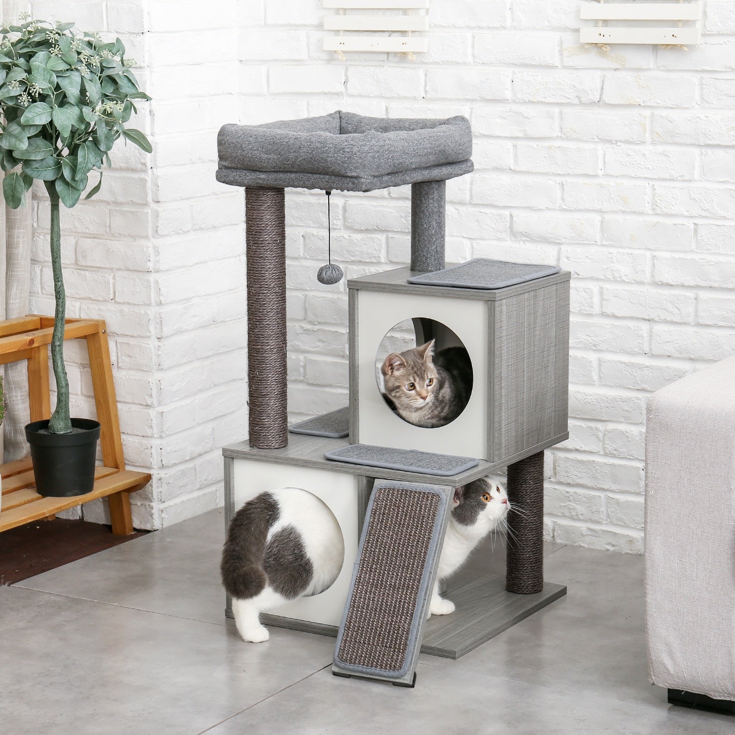 Dog Stairs & Cat Condo/Towers w/Scratching Post - mypreciousfurbabies