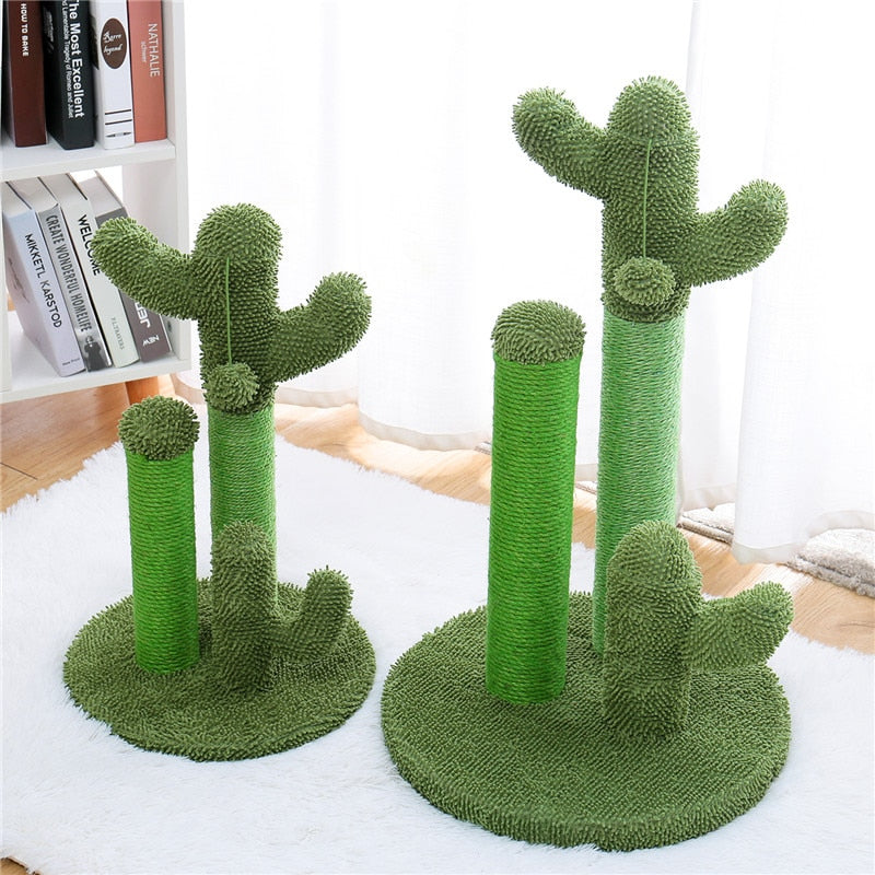 Multiple Cactus Cat Scratching Post’s w/Multiple Configurations and Sizes for Young and Adult Cats