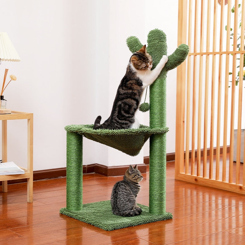 Multiple Cactus Cat Scratching Post’s w/Multiple Configurations and Sizes for Young and Adult Cats