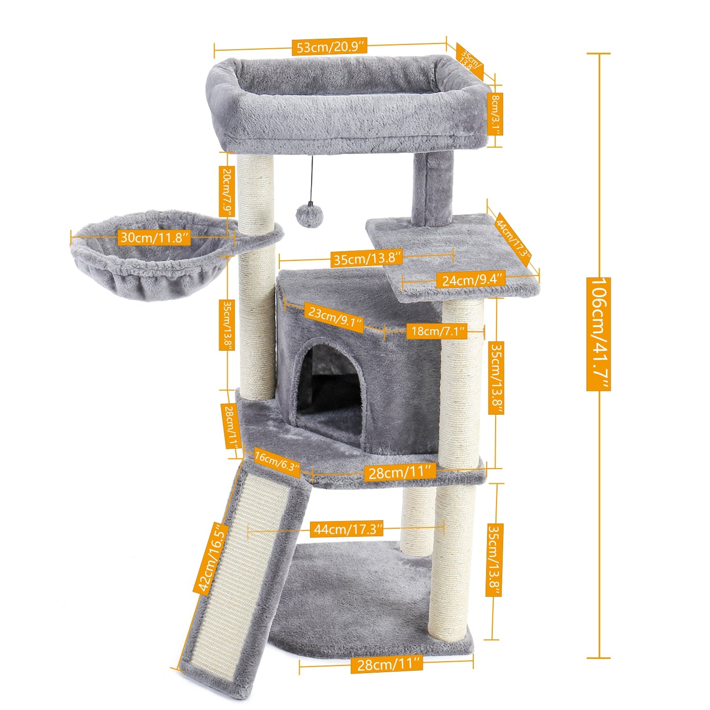 Dog Stairs & Cat Condo/Towers w/Scratching Post - mypreciousfurbabies