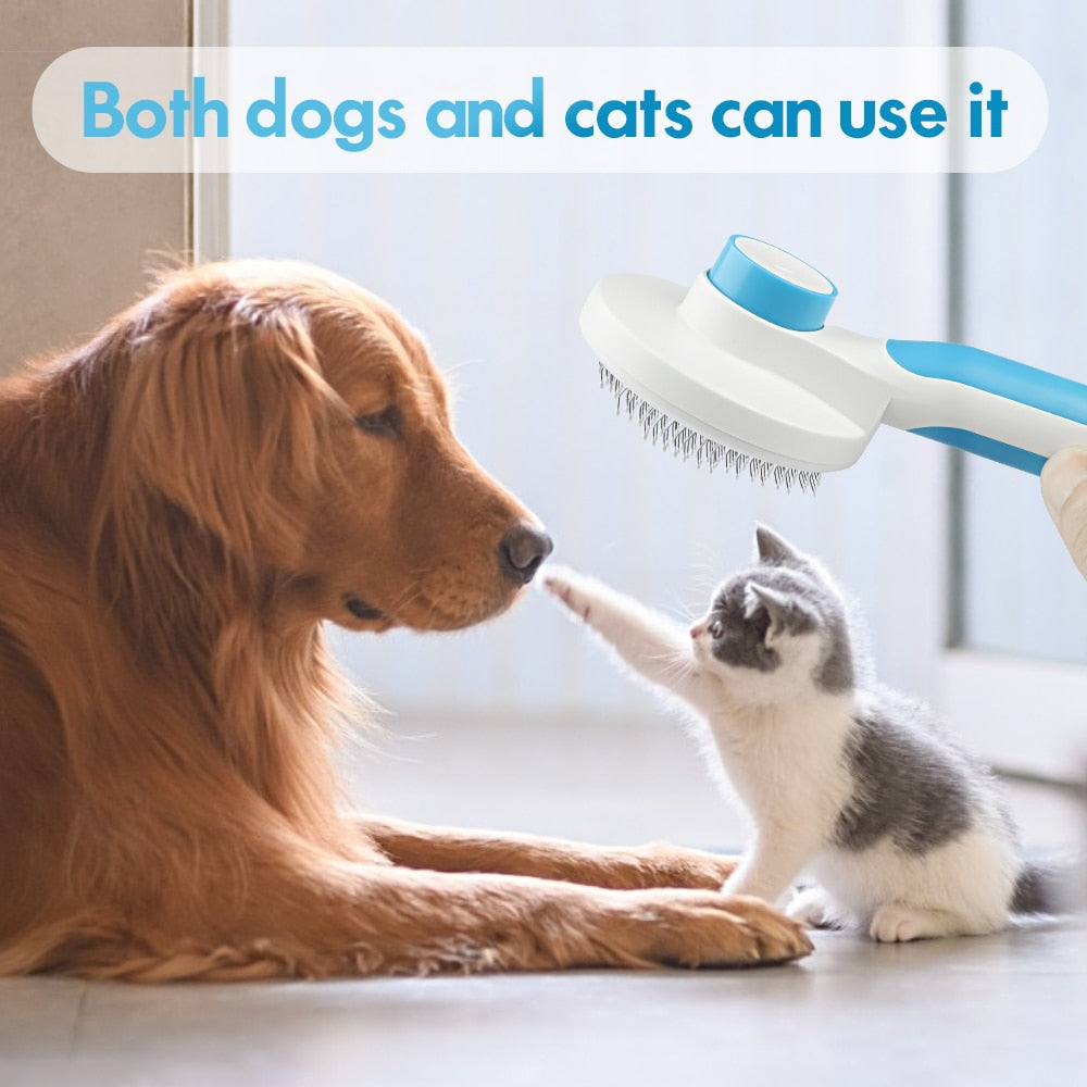 Pet Comb Removes Hairs, Soft Massage Brush, Hair Cleaner