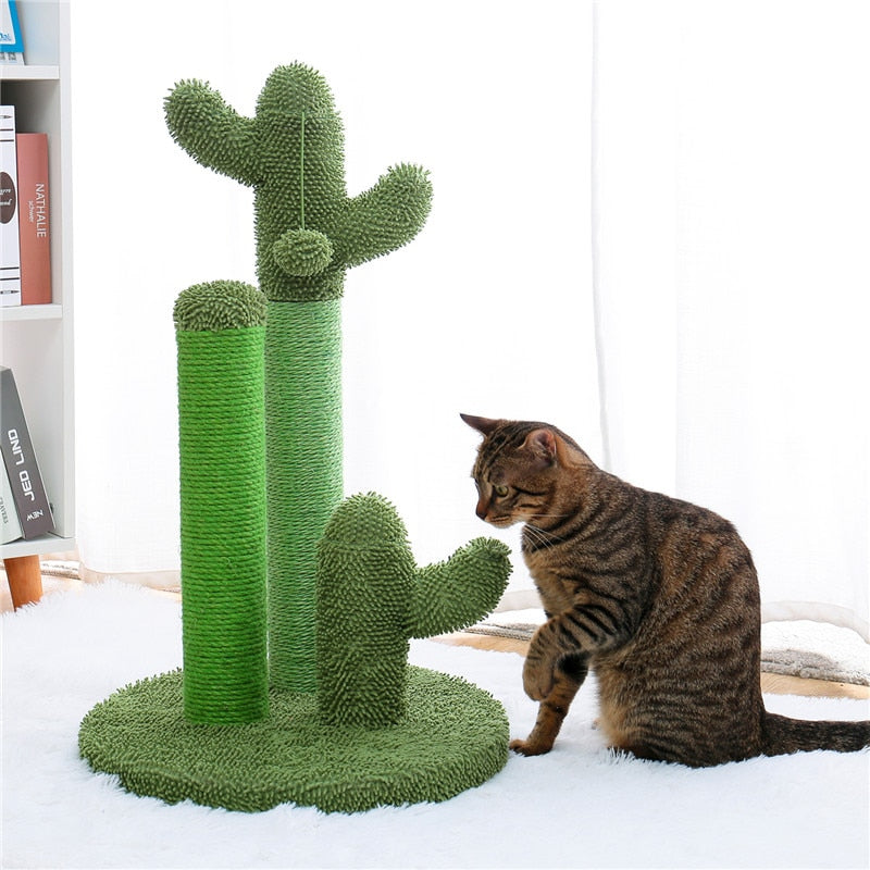 Multiple Cactus Cat Scratching Post’s w/Multiple Configurations and Sizes for Young and Adult Cats