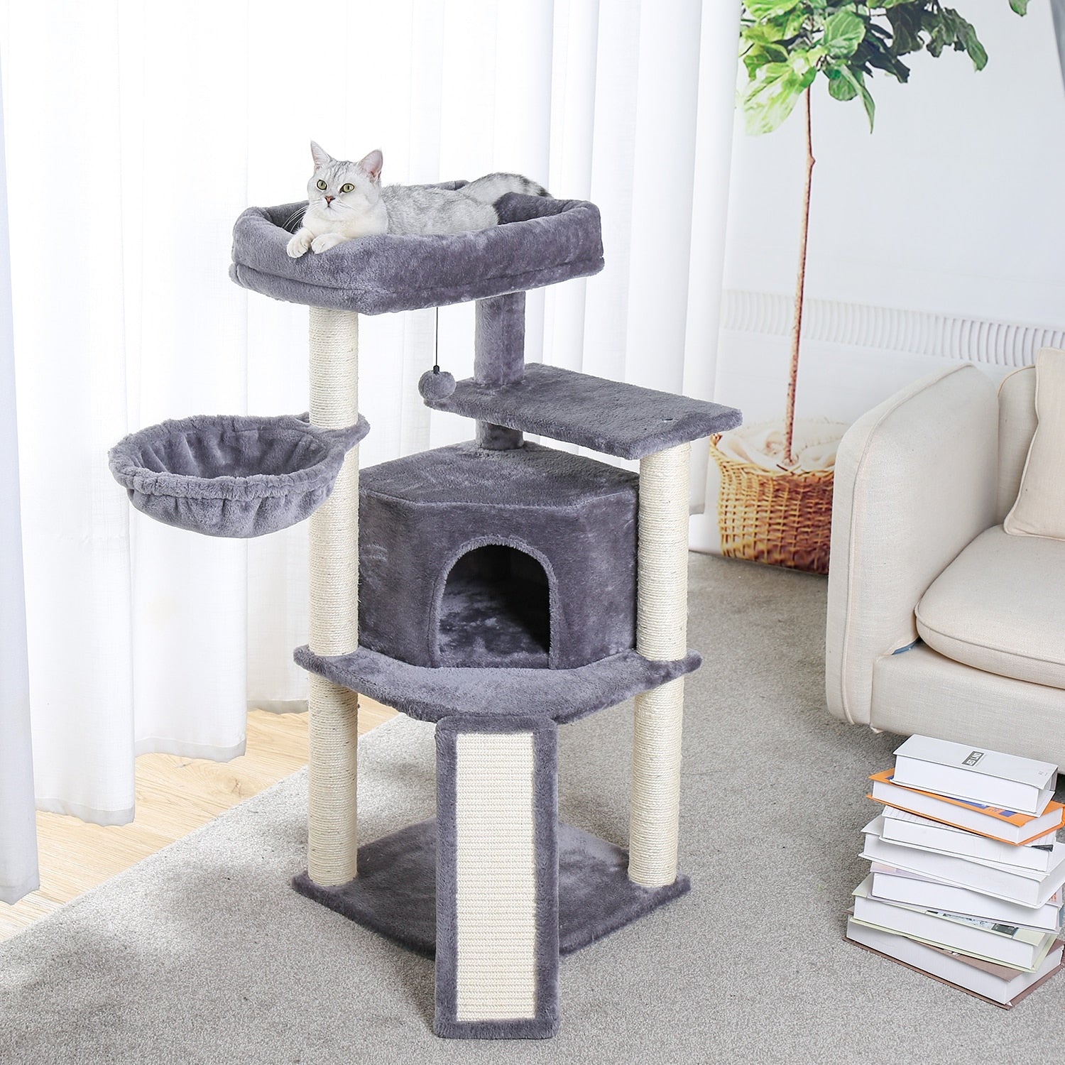 Dog Stairs & Cat Condo/Towers w/Scratching Post - mypreciousfurbabies