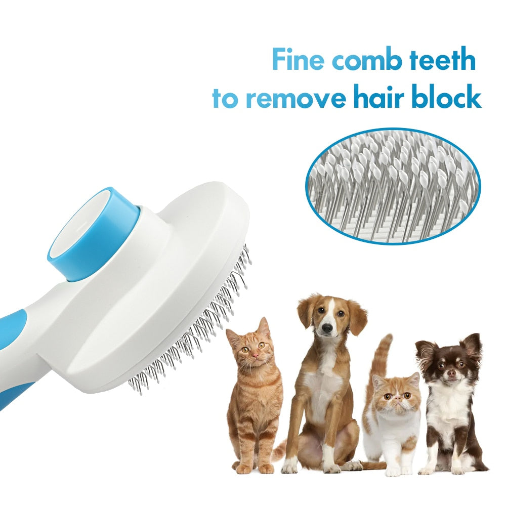 Pet Comb Removes Hairs, Soft Massage Brush, Hair Cleaner