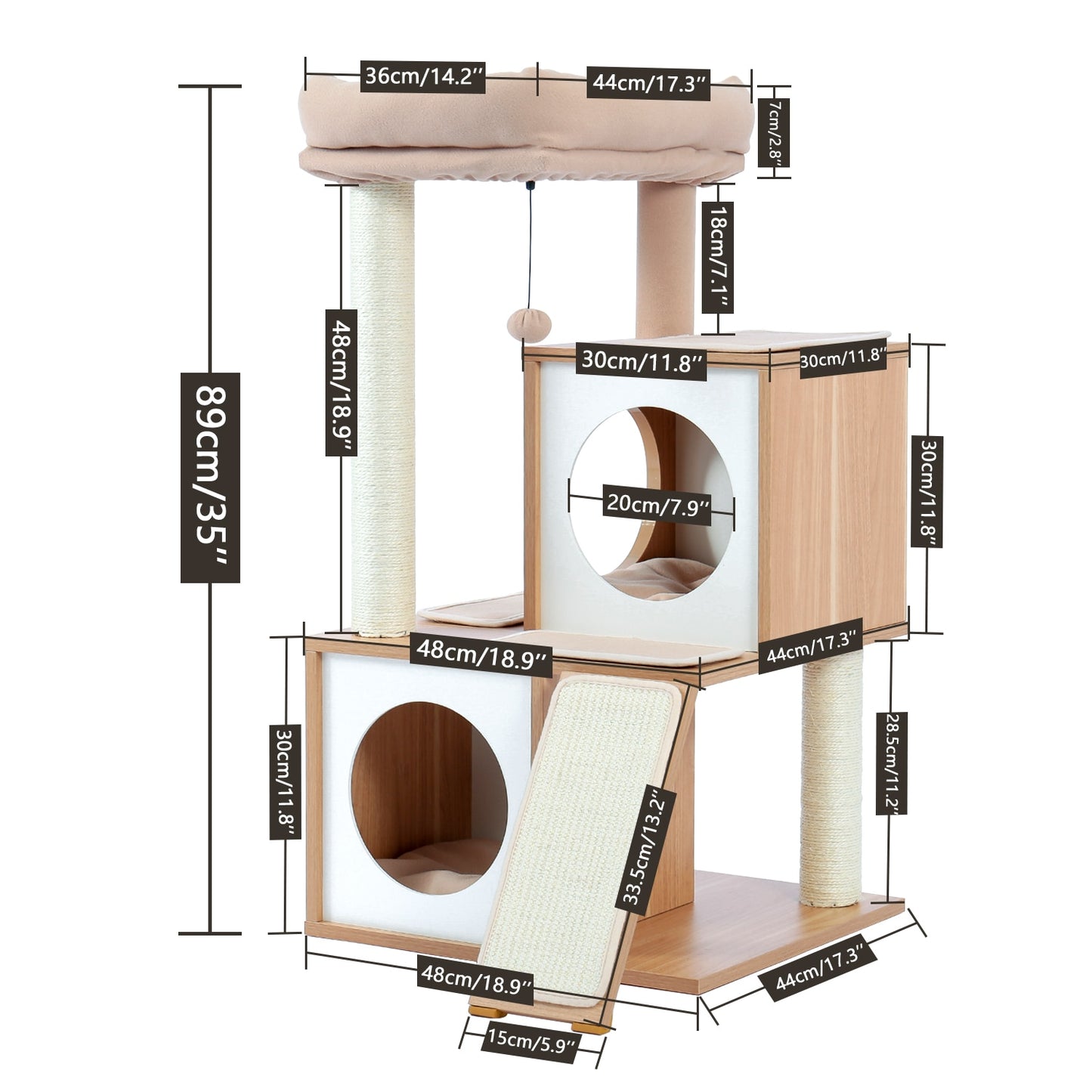 Dog Stairs & Cat Condo/Towers w/Scratching Post - mypreciousfurbabies