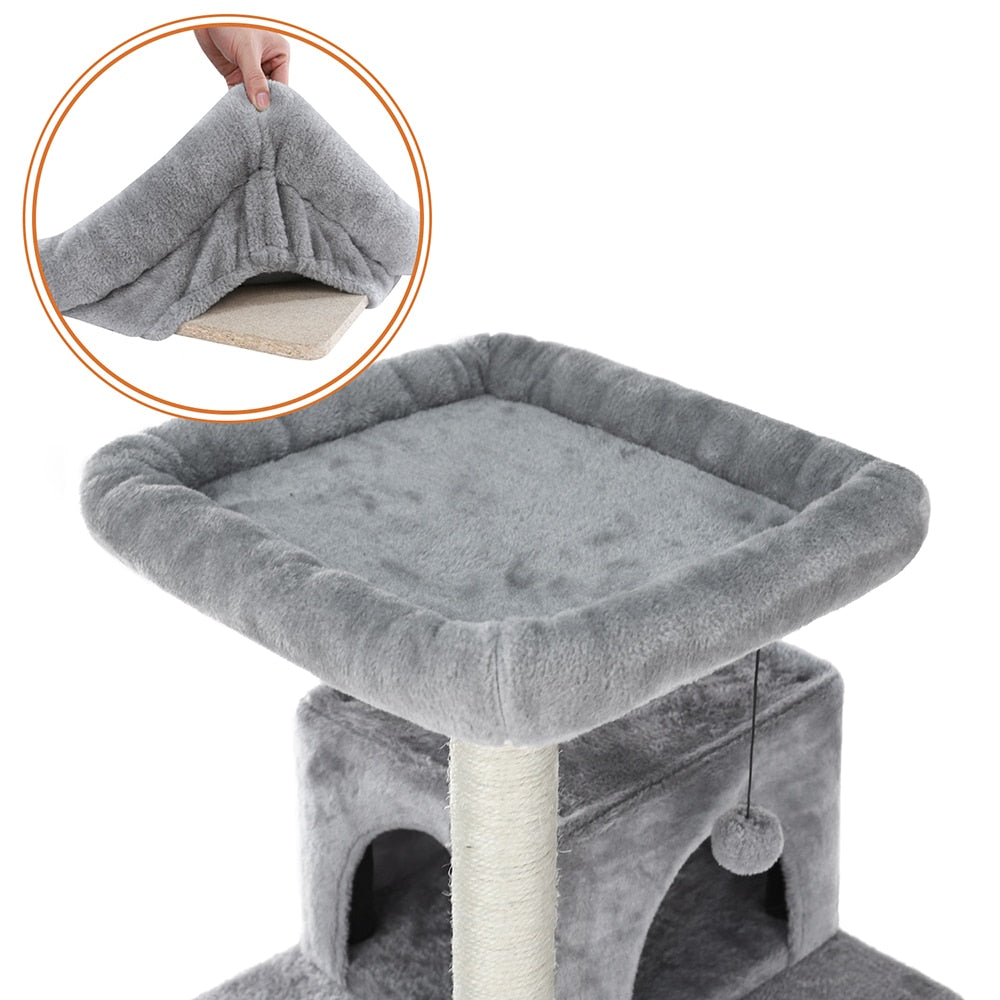 Dog Stairs & Cat Condo/Towers w/Scratching Post - mypreciousfurbabies