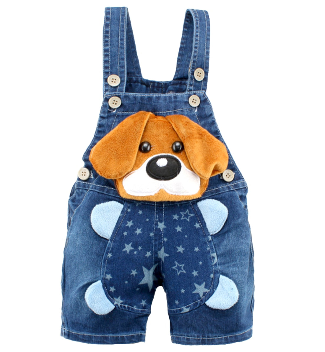 Dogs Cute 3D Cartoon Jeans Overalls Will Be The Talk of The Town