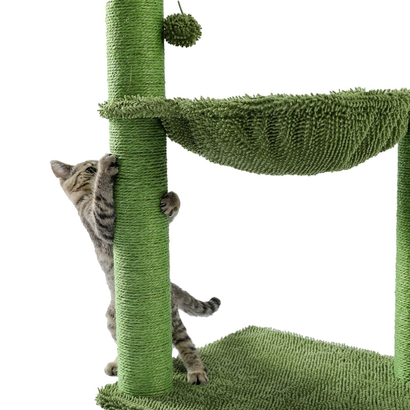 Multiple Cactus Cat Scratching Post’s w/Multiple Configurations and Sizes for Young and Adult Cats