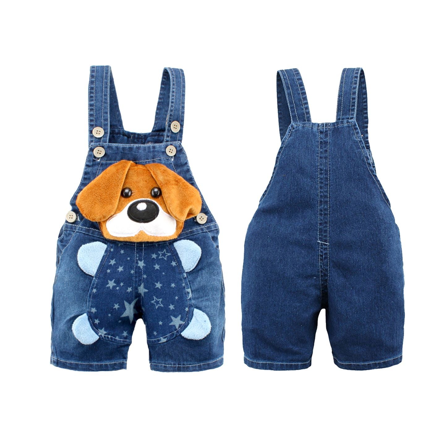 Dogs Cute 3D Cartoon Jeans Overalls Will Be The Talk of The Town