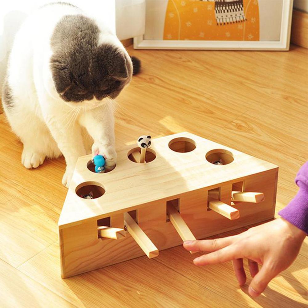 Cat Interactive 3 or 5 Whack-A-Mole Stimulation Toy