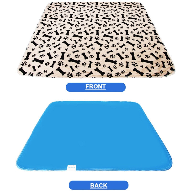 Pet Waterproof Reusable Mat for Pet Bed & Training, Machine Washable