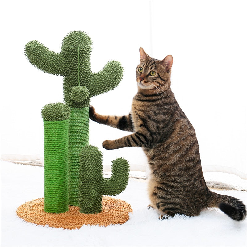 Multiple Cactus Cat Scratching Post’s w/Multiple Configurations and Sizes for Young and Adult Cats