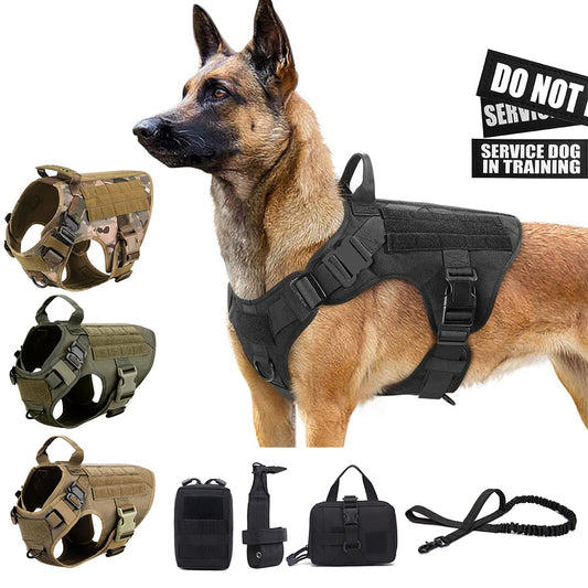 Dog Training Padded Adj. Vest/Harness & Leash Combinations - mypreciousfurbabies