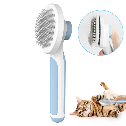 Pet Comb Removes Hairs, Soft Massage Brush, Hair Cleaner