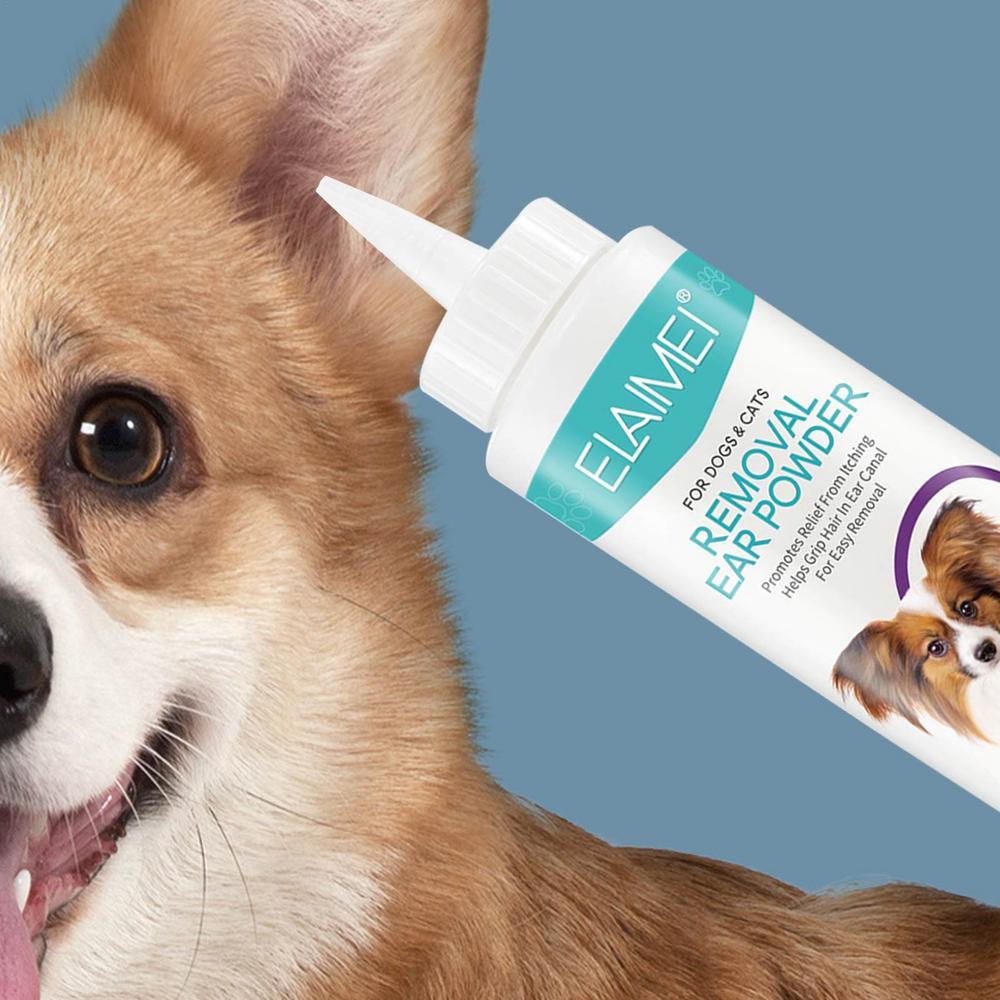 Pet Ear Powder Stops Itching, Cleaning Inflammation, and Odors