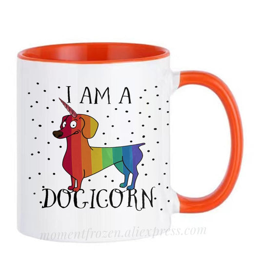 Dachshund Dog Lovers Whimsical Coffee Mugs