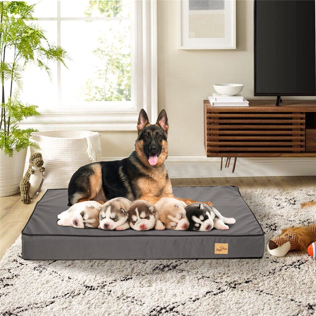 Orthopedic Pet Bed, Waterproof, Machine Washable Cover - mypreciousfurbabies