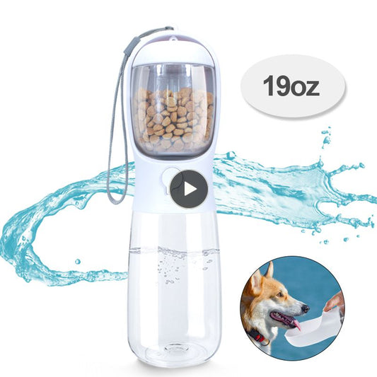 Dog/Pet Portable Water and Food Bottles All In One