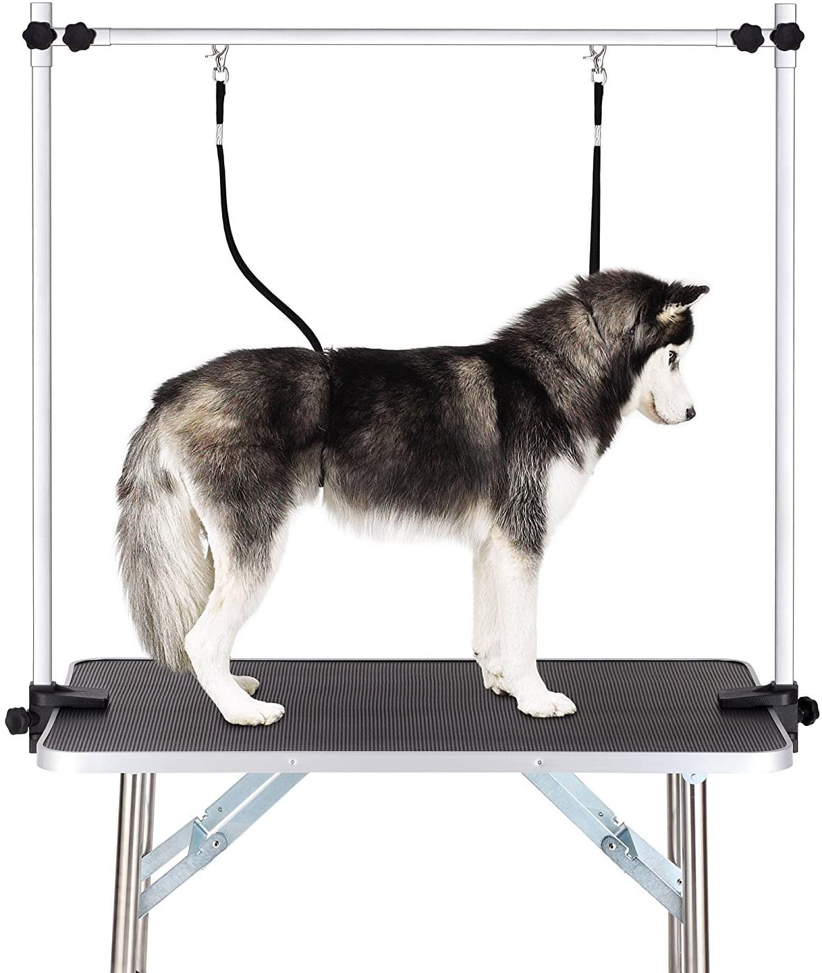 Large Pet HD Grooming Table w/Adjustable Arm & Positioning Clamps - mypreciousfurbabies